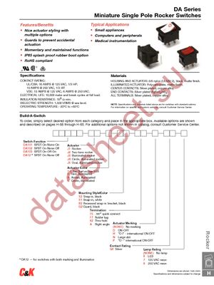 DA101J12S215QF datasheet  